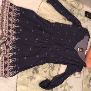 Brand new  navy romper