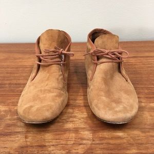 Repetto Ankle Suede Tan Booties
