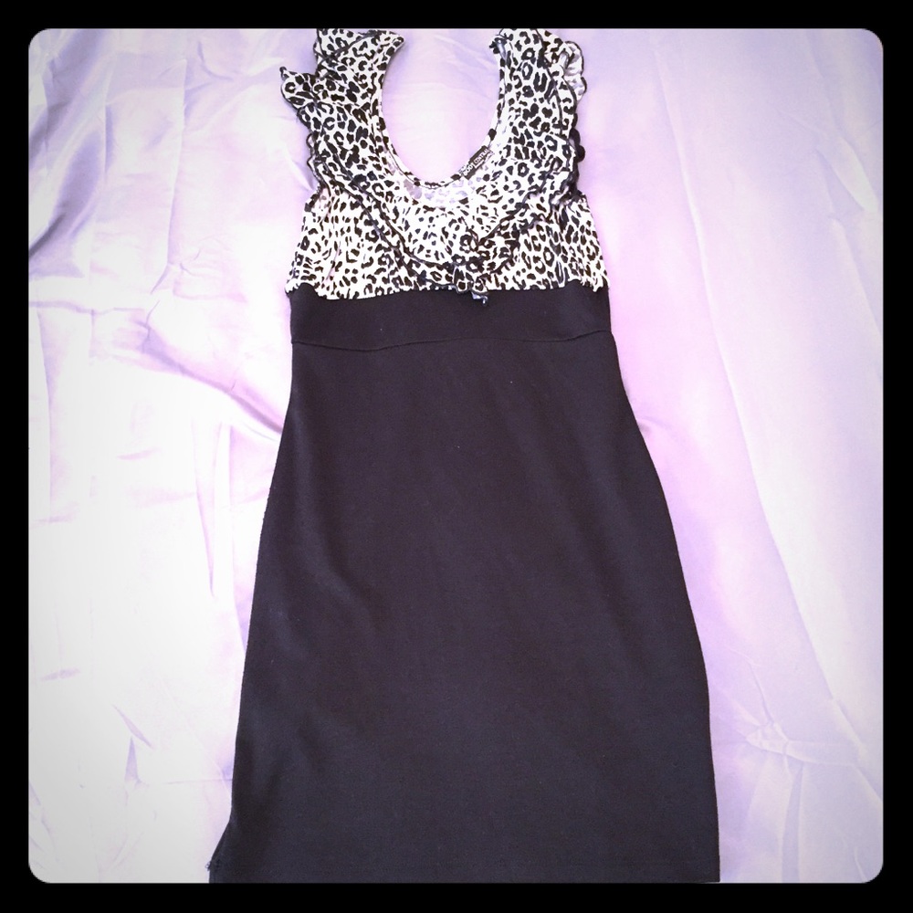 Black and white dress