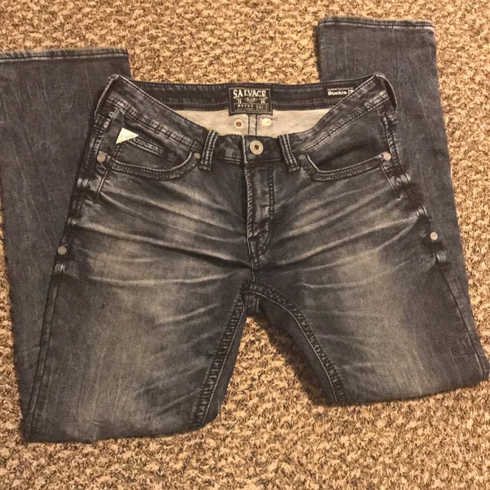 Men’s Buckle Salvage Jeans