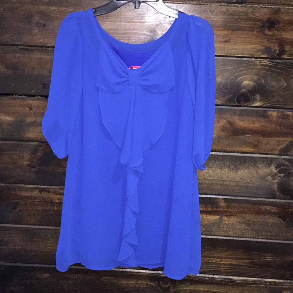Elegant royal blue dress