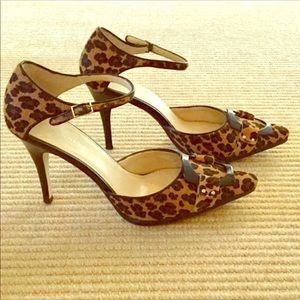 Calvin Klein Leopard Print Heel.  Size 8.5