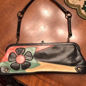 Isabella Flore purse with flower design