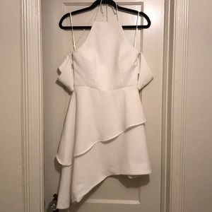 C/MEO White Cocktail Dress
