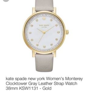 ISO KATE SPADE MONTEREY WATCH WUTH GRAY BAND