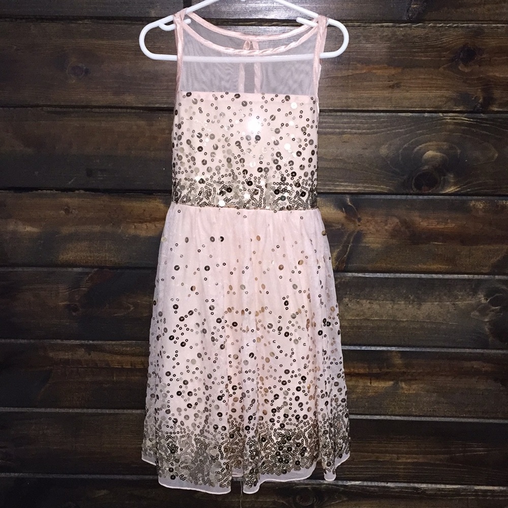 Beautiful rose gold dress