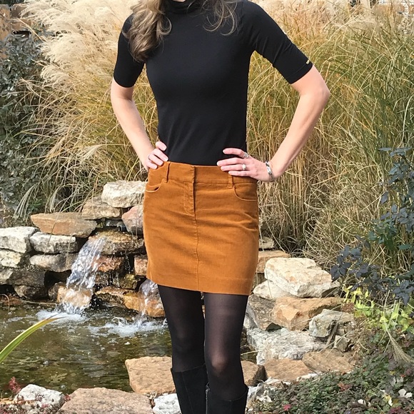 Gold corduroy skirt Clearance