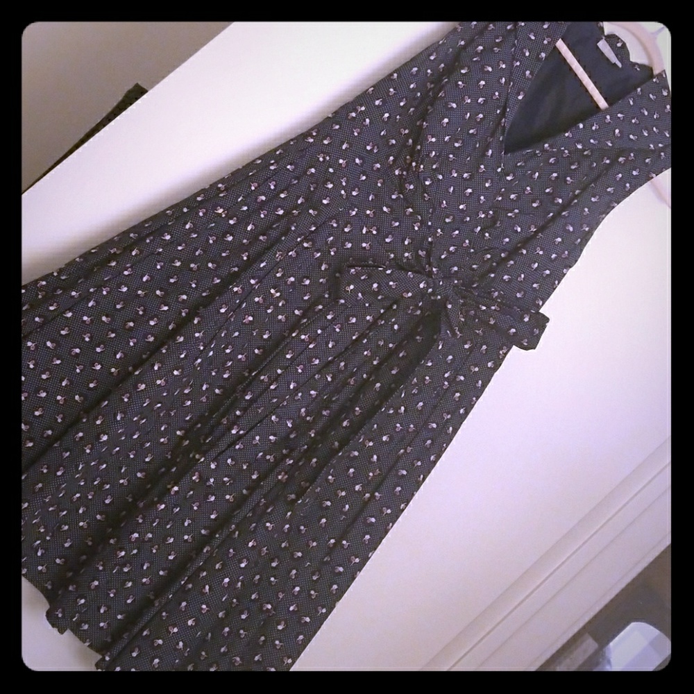 50s Style Shawl Collar Dress