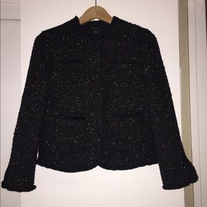 Ann Taylor Metallic Tweed Jacket!