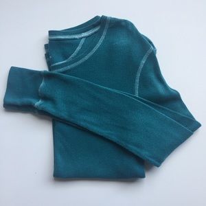 Teal Thermal Shirt