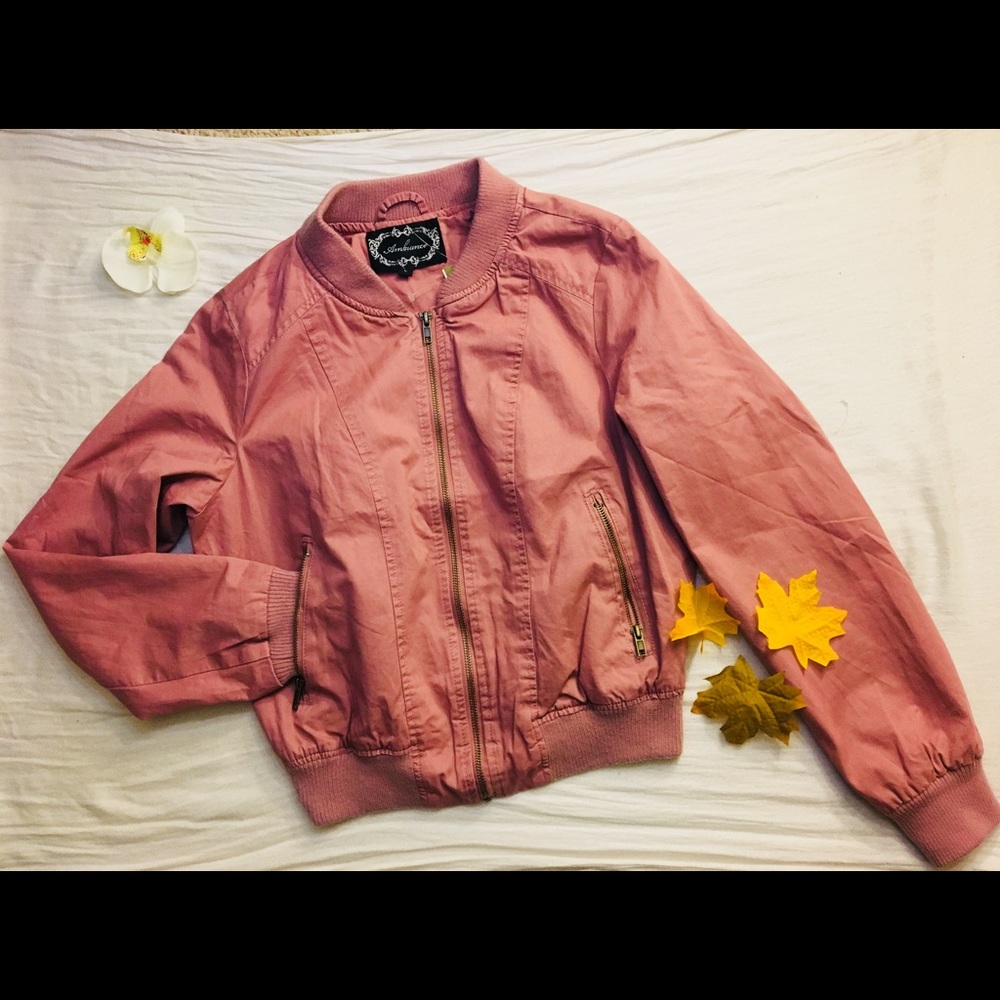 Ambience - Old Rose Bomber Jacket