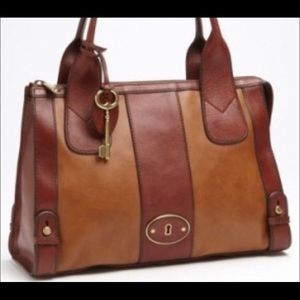 Fossil Vintage Leather Satchel