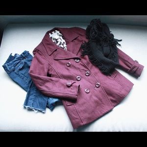 Delia's Purple Peacoat