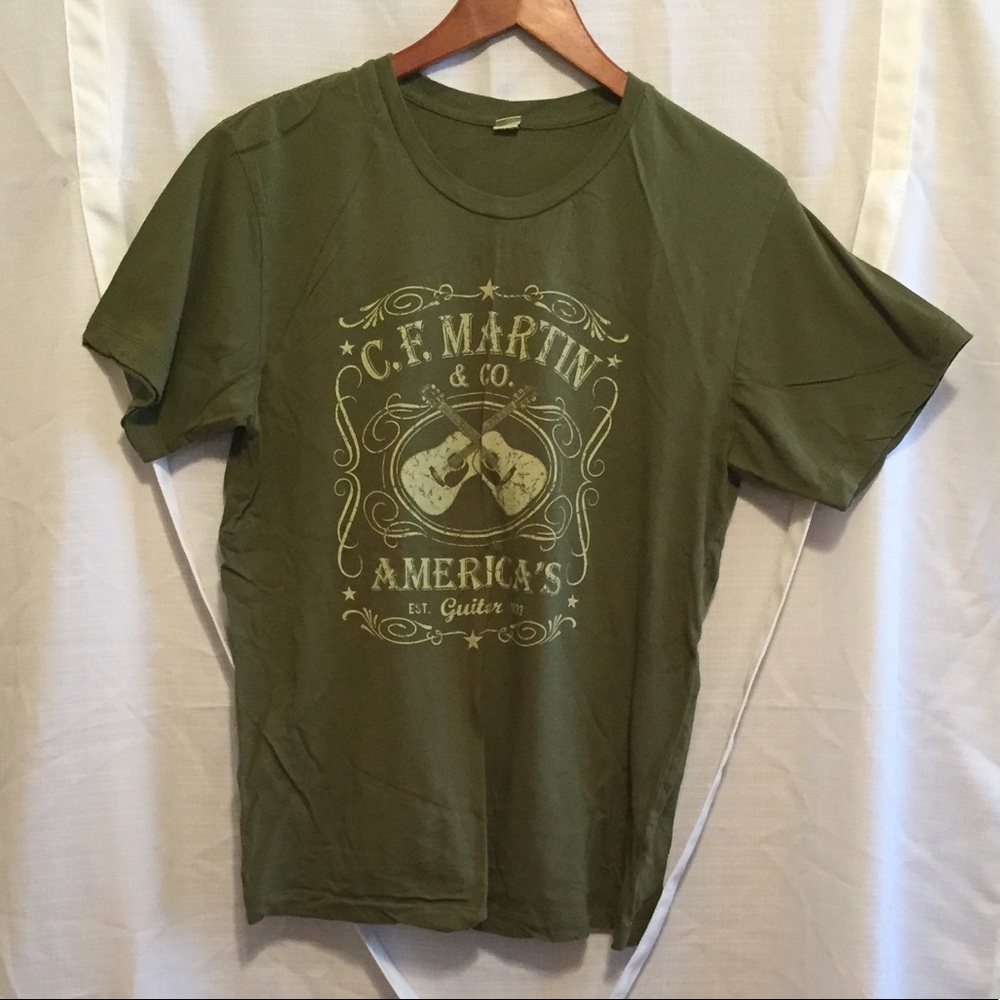 Green C.F. Martin Guitars T-shirt