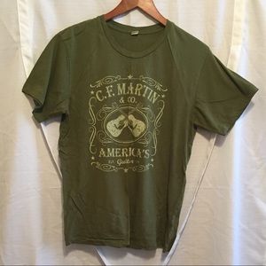 Green C.F. Martin Guitars T-shirt