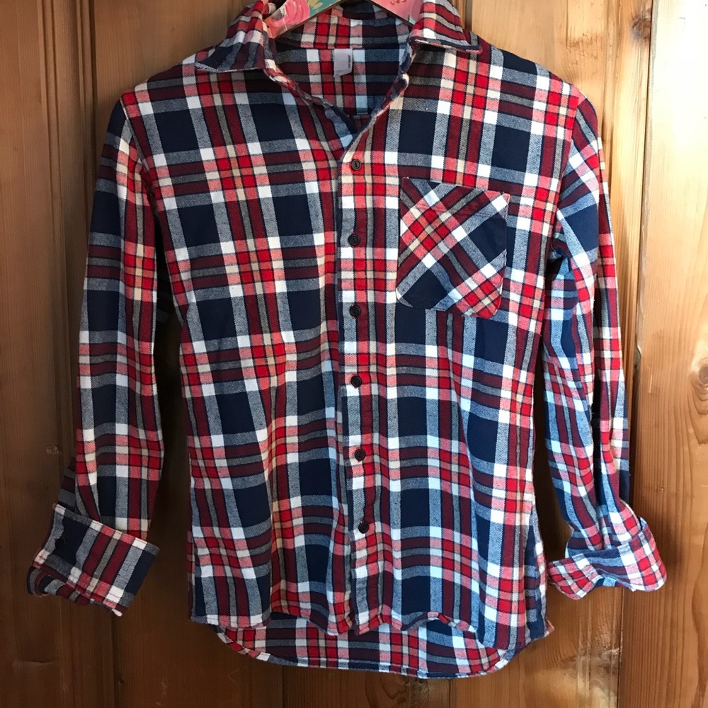American Apparel flannel button up