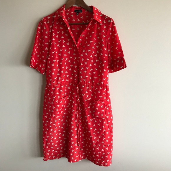 Spence Bird Print Dress - Picture 1 of 6