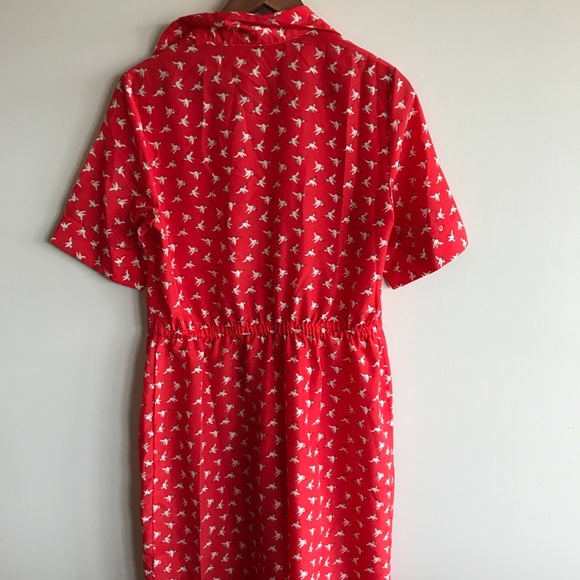 Spence Bird Print Dress - Picture 2 of 6
