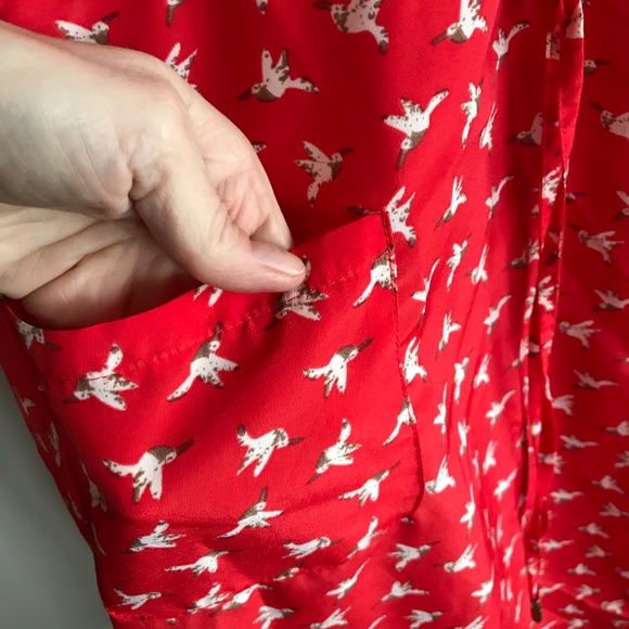 Spence Bird Print Dress - Picture 3 of 6