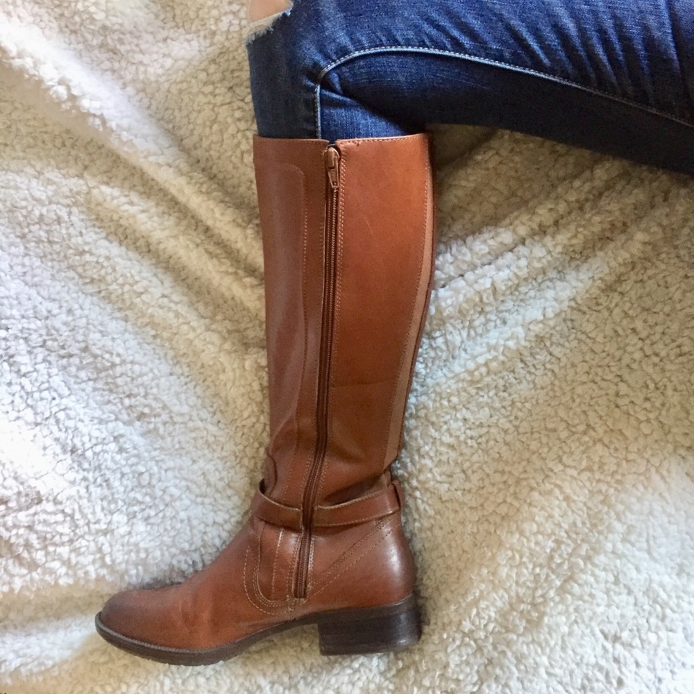 Rockport Brown Ombré “Christy Tall” Riding Boots