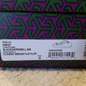 Tory Burch Hopewell classic wedge flip flop