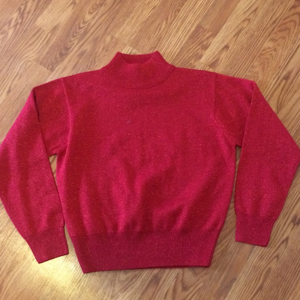 Red Sparkly Sweater