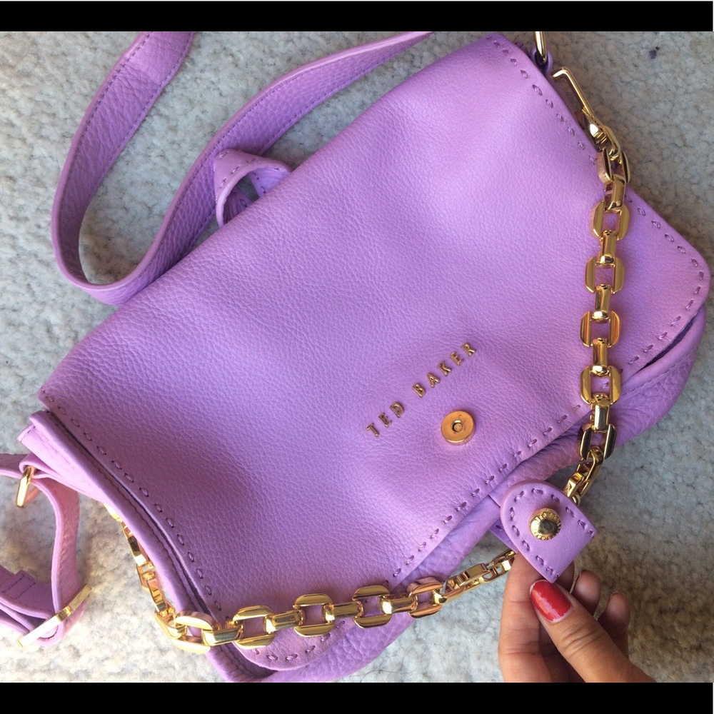 New Ted Baker London Crossbody Leather Purse