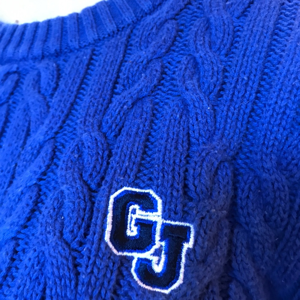 Guess jeans blue knit sweater