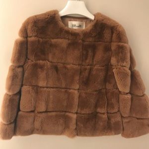 Dvf Diane Von Furstenberg size XS Fur Jacket