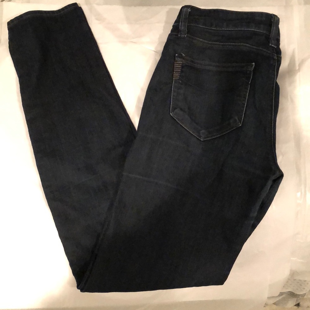 Paige Dark Wash Skyline Skinny Jean Size 27