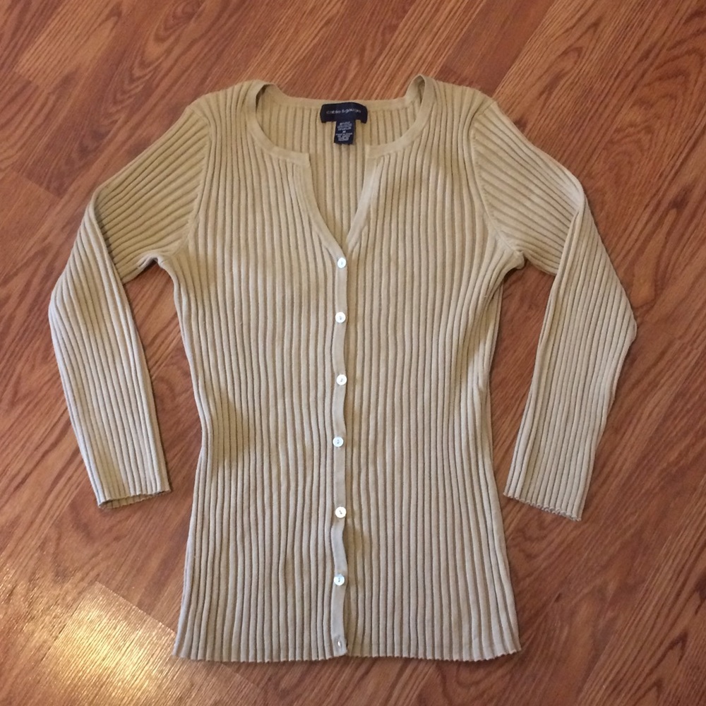 Ribbed Cardigan