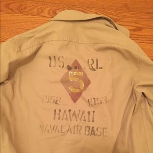 Military long sleeve Polo button up