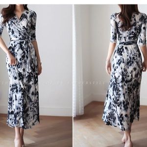 NWT maxi wrap dress