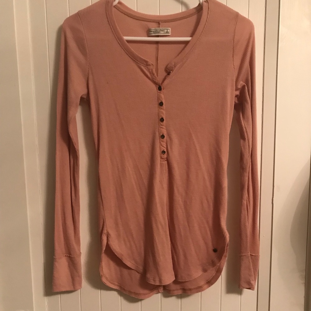 Abercrombie and Fitch Pink long sleeve