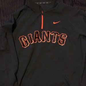 Giants Nike 1/4 zip pullover