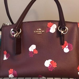 Coach floral handbag