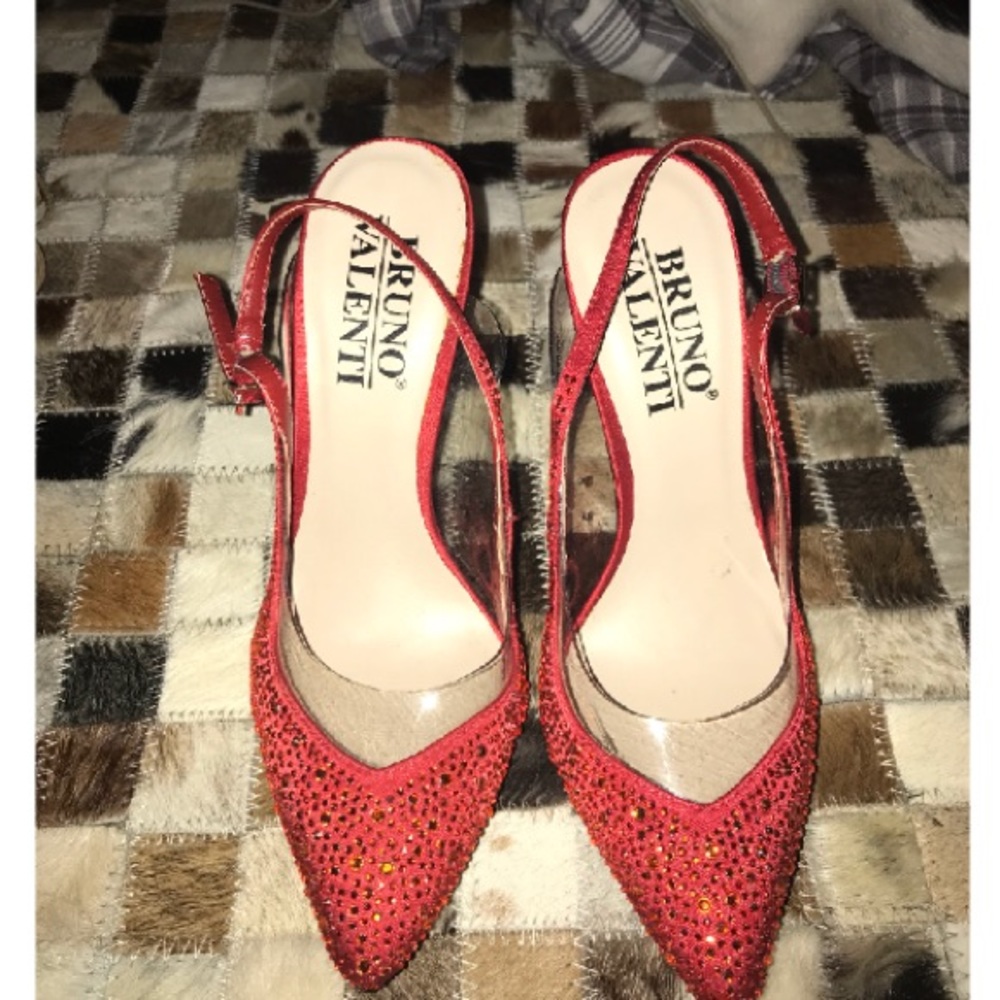 Red Sparkly heels