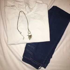 Zara Crisscross Detailed T-Shirt