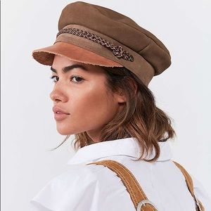 Brixton Kayla Cap in brown Medium *new*
