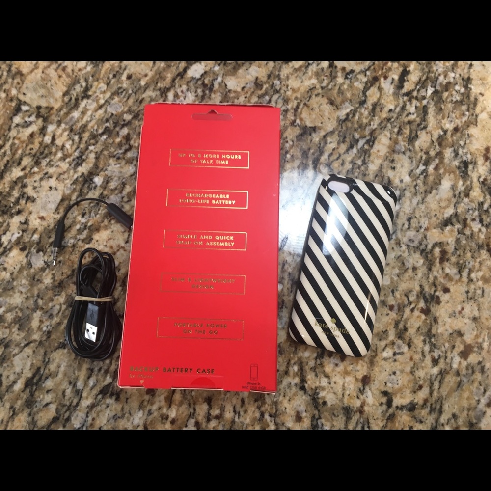 Kate Spade- Backup battery case for iPhone 5s