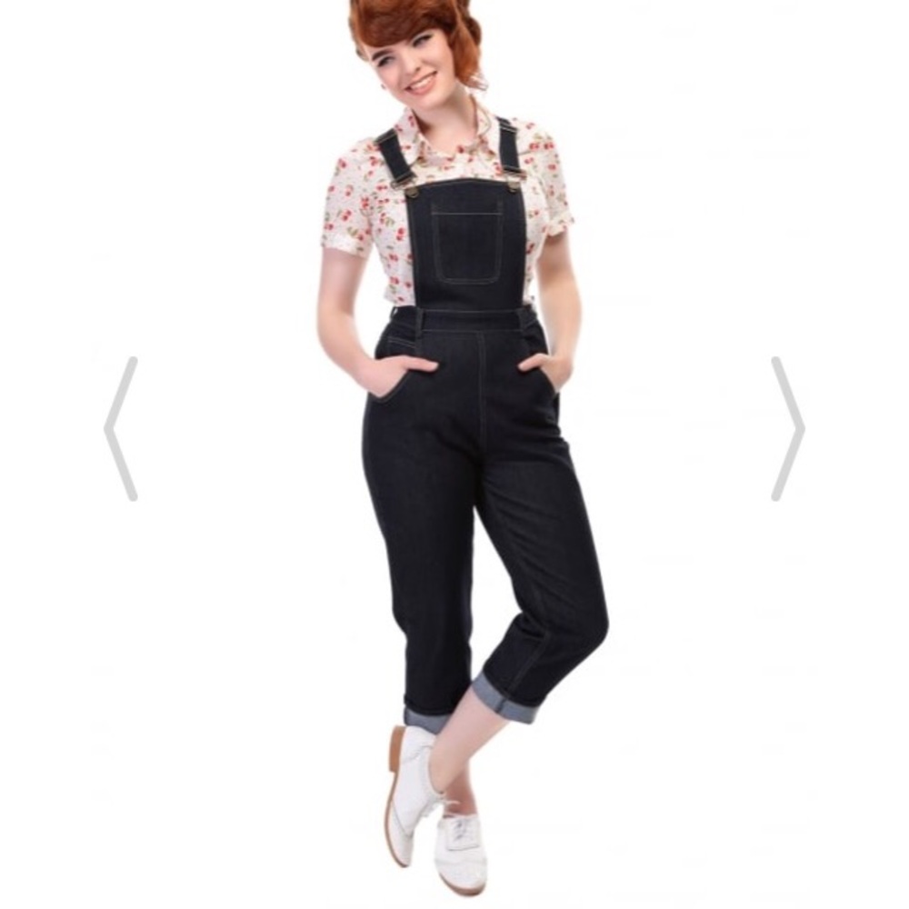 Collectif Co Co Mainline Dungarees