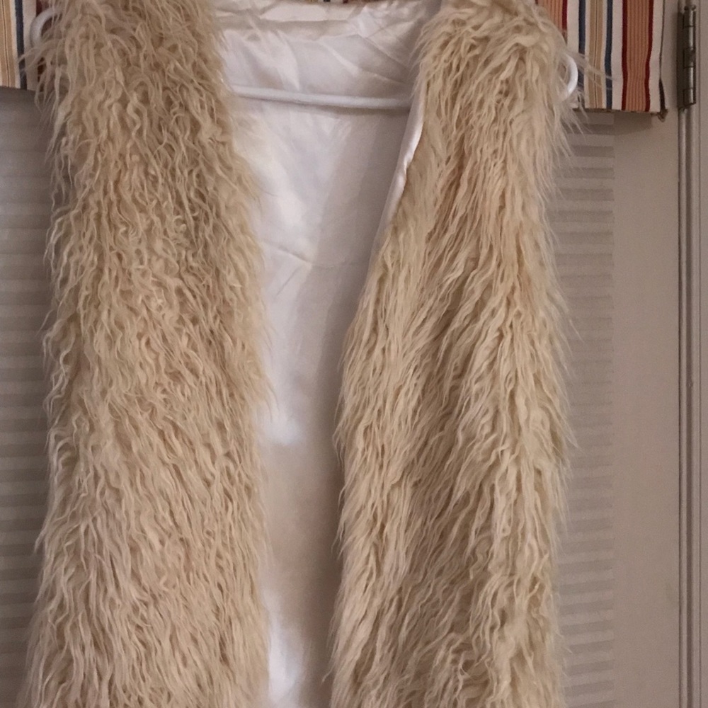 Faux fur vest