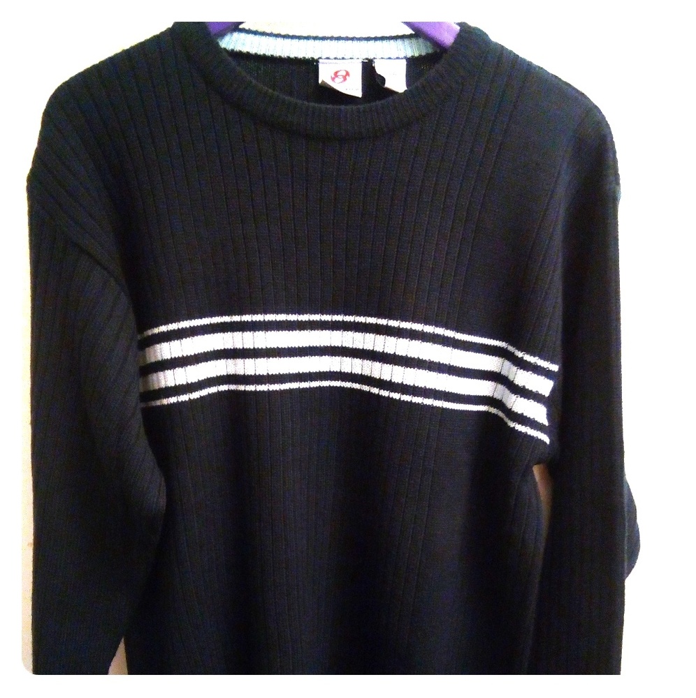 HP Vintage 90s sweater Men's Large navy baby blue