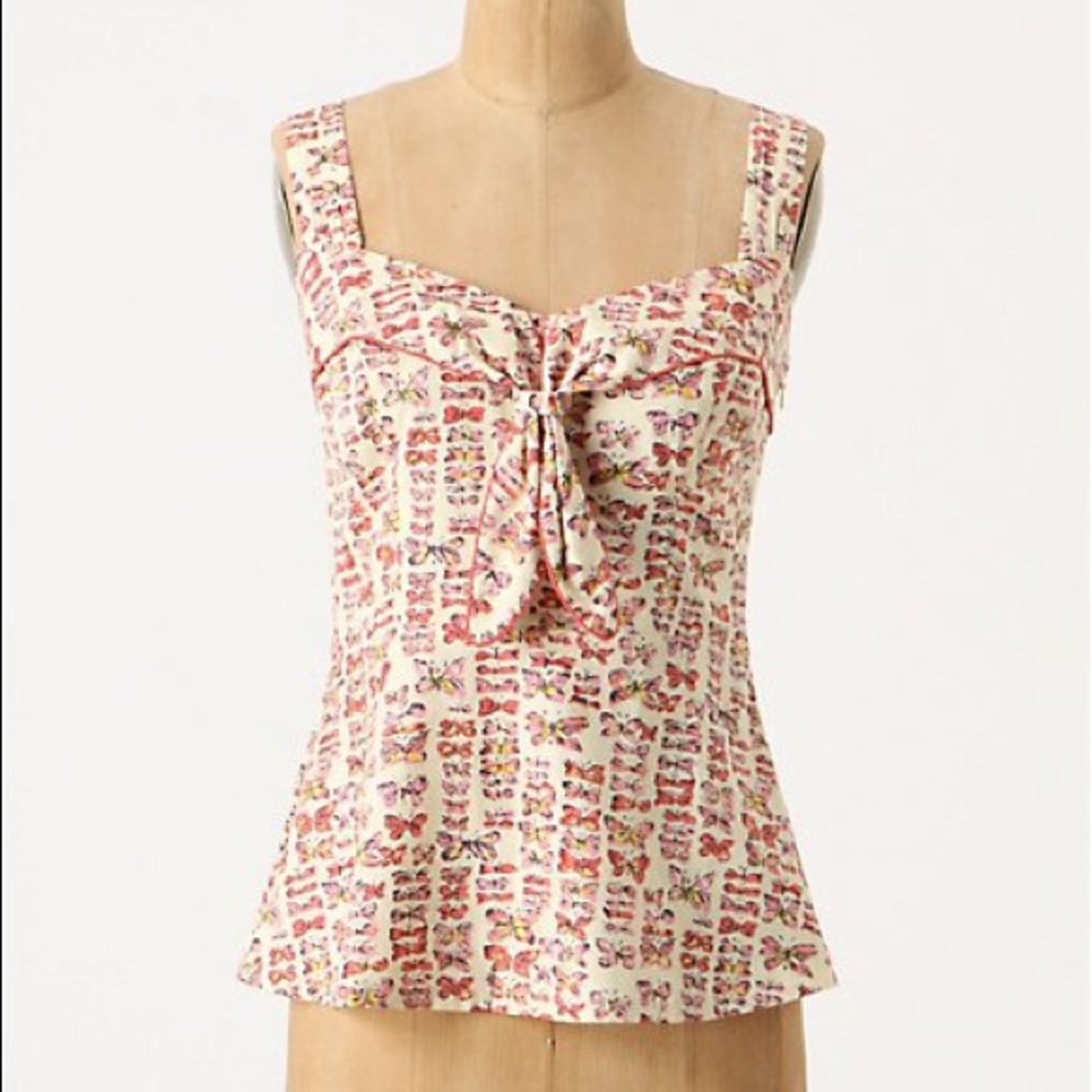 Anthropologie Girls of Savoy Mariposa Top