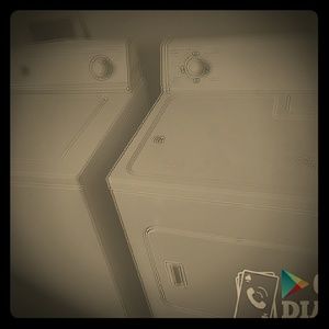 Whirlpool washer&extra heavy duty dryer