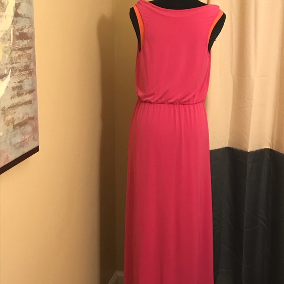 Calvin Klein Pink High Low dress size 8 - Picture 2 of 3
