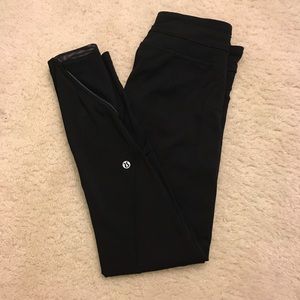 lululemon leggings with mesh detail