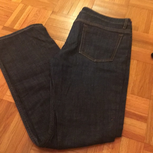 Banana Republic Denim - Banana republic straight leg dark denim jeans