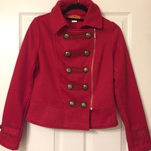 Red Military Jacket