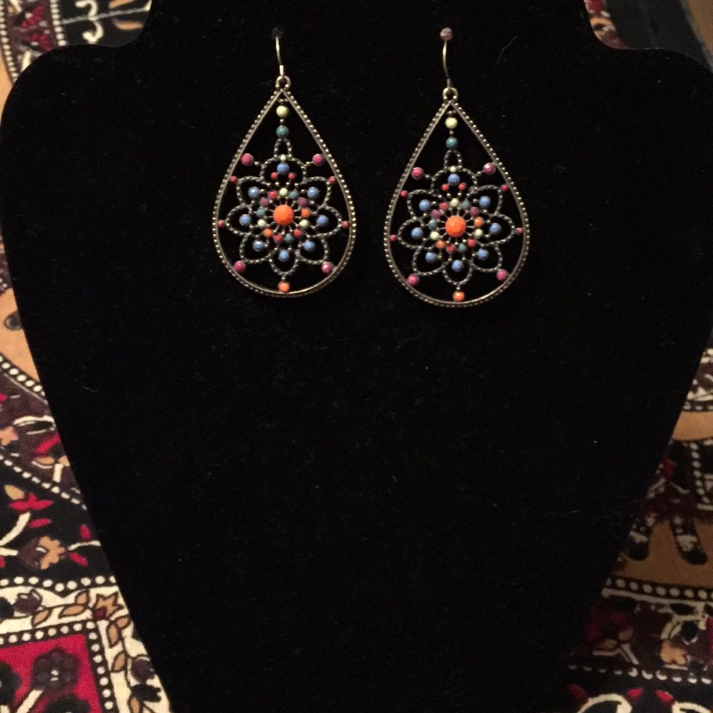 Gorgeous Multi-Color Drop Earrings